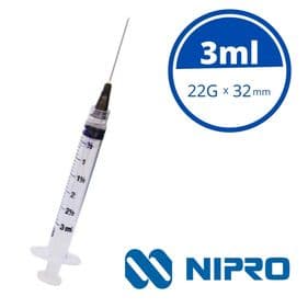 JGA DESCH NIPRO 3ML 22GX32MM