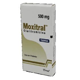 MOXITRAL 500MG. TAB C/10 VTY
