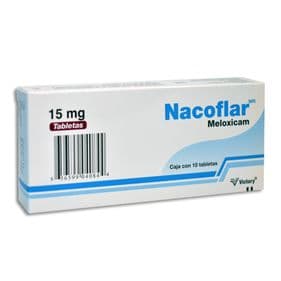 NACOFLAR 15MG. TAB. C/10 VTY