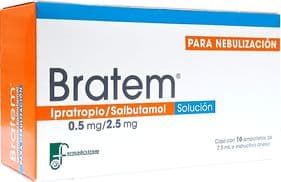 BRATEM INY. 0.5 MG./2.5 MG. CAJA C/10 AMP. C/2.5 ML.