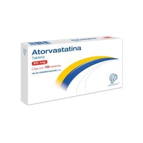 ATORVASTATINA PSICO 20MG - TAB 10 GE