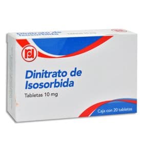 DINITRATO DE ISOSORBIDA 10 MG c/20 TAB