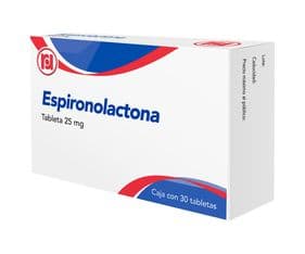 ESPIRONOLACTONA TAB. 25 MG. CAJA C/30