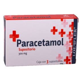 PARACETAMOL 300MG SUPOSITORIOS C/3 LOE
