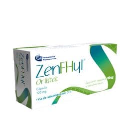 ZENFHYL CAP. 120 MG. CAJA C/21 (ORLISTAT)
