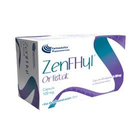 ZENFHYL CAP. 120 MG. CAJA C/42 (ORLISTAT)