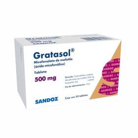 GRATASOL 500MG