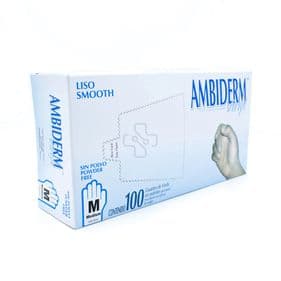GUANTE VINIL NO EST/MED CAJA C/100 PZASAMBLISO