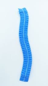 GORRO PLISADO AZUL 10GR BOLSA C/100 PZASAMB