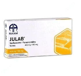 JULAB 400 MG/100 MG c/16 TAB