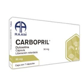 CARBOPRIL 30 MG  c/7 CAP