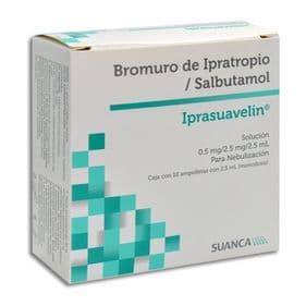IPRASUAVELIN 0.5/2.5 MG /2.5 ML SOL NEBULIZAR AMP 10