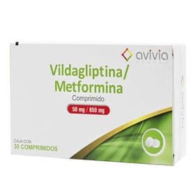 VILDAGLIPTINAMETGE 50/850MG - COM 30 GE