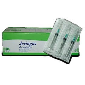 JERINGA 10 ML VERDE 21 X 32 MM CAJA 100 PZ