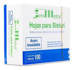 HOJA P/BISTURI #21 C/100 ACERO INOXIDABLE JAY