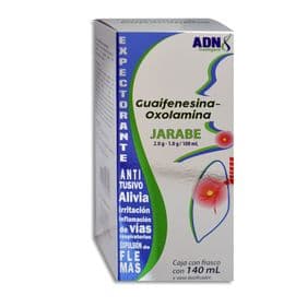 CADP 10-2025 GUAIFENESINA/OXOLAMINA 2.0/1.0GR/100ML JBE 140ML ADN