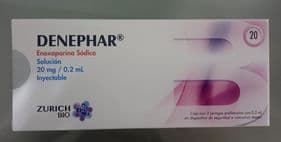 DENEPHAR (ENOXAPARINA) 20MG S/DISP ZURIC