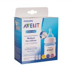 BIB AVENT 4 OZ 125 ML C/2 PZAS