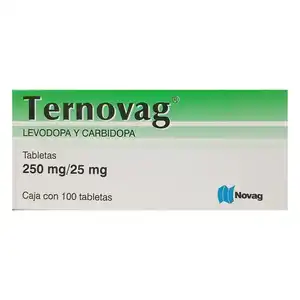 TERNOVAG CARBIDOPA 25MG/LEVODOPA 250MG C/100 TAB