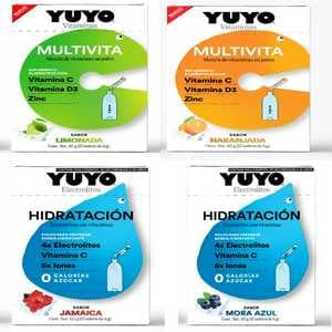 YUYO KIT DE VARIEDAD 2 MULTIVITA + 2 HIDRATACIÓN
