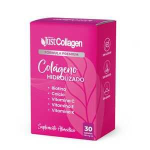 Just Collagen Colágeno Hidrolizado Suplemento Alimenticio 30 tabletas