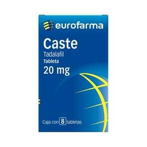 Caste 20 mg, 8 Tabletas.