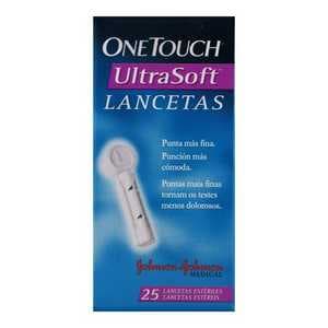 ONE TOUCH ULTRA-SOFT 25 LANCETAS