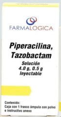 Piperacilina + Tazobactam 4 GR/0.5 GR INY