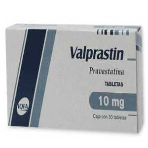 Valprastin Pravastatina 10mg C/30 Tabs