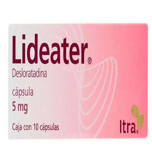 Lideater Desloratadina 5 mg 10 Cápsulas