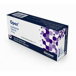 Opaz (Olanzapina) 10 mg con 14 tabletas