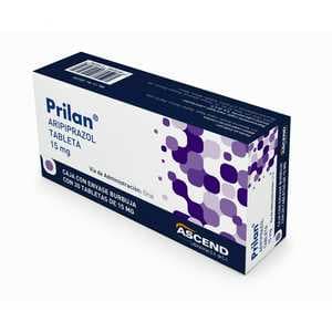 Prilan (Aripiprazol) 15 mg con 20 tabletas