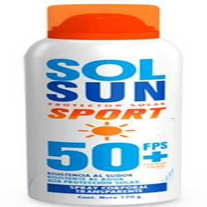 SOLSUN SPORT PROTECTOR SOLAR FPS+50 SPRAY CON 170 g