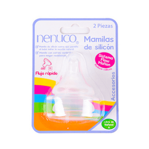 Mamila De Silicon Nenuco  flujo rapido