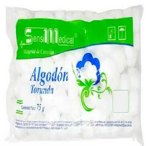 ALGODON TORUNDAS 1 BOLSA CON  75 G