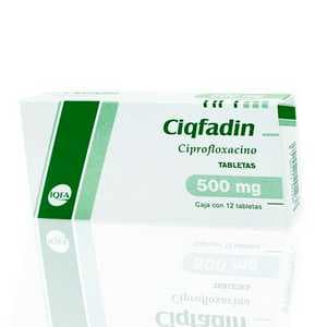 Ciprofloxacino 500mg C/12 Tabs