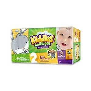 Pañales Kiddies Antifugas Etapa 2 Chico 40 piezas