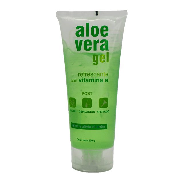 Gel con  aloe vera con 200 g
