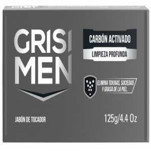GRISI MEN JAB CARBON ACTIVADO 125 G