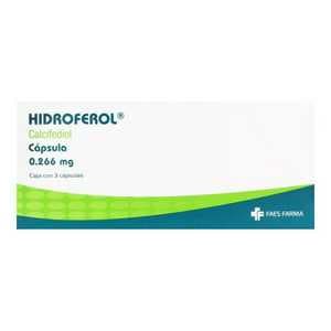 Hidroferol 0.226 Mg 3 Cápsulas