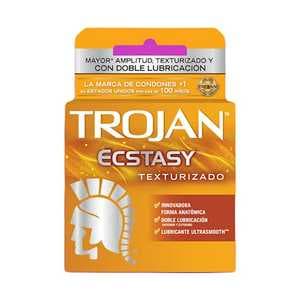 Preservativos Trojan Ecstasy Text C/2