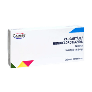 VALSARTAN / HIDROCLOROTIAZIDA 160MG/12.5MG Tableta  C/14