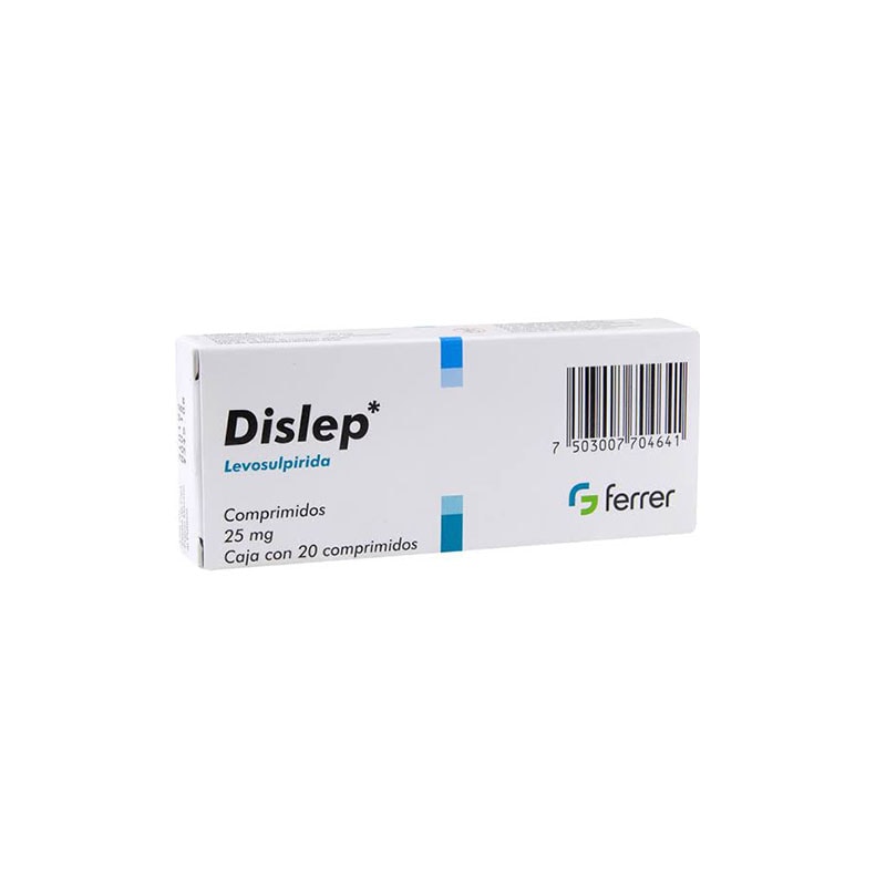 Dislep 25 mg caja 20 comprimidos — 309 | Precio Vitau